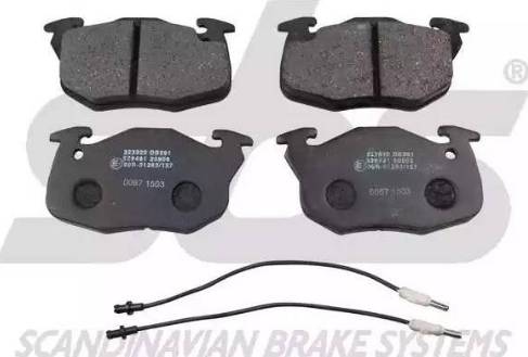 SBS 1501223920 - Set placute frana,frana disc aaoparts.ro