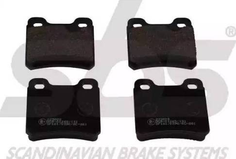 SBS 1501223608 - Set placute frana,frana disc aaoparts.ro