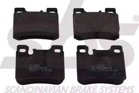 SBS 1501223322 - Set placute frana,frana disc aaoparts.ro