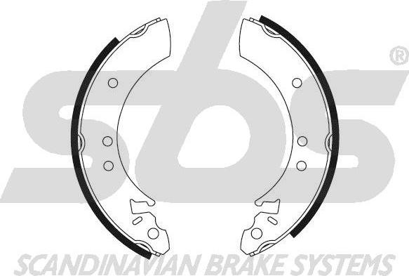 SBS 18492799041 - Set saboti frana aaoparts.ro