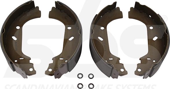 SBS 18492719588 - Set saboti frana aaoparts.ro