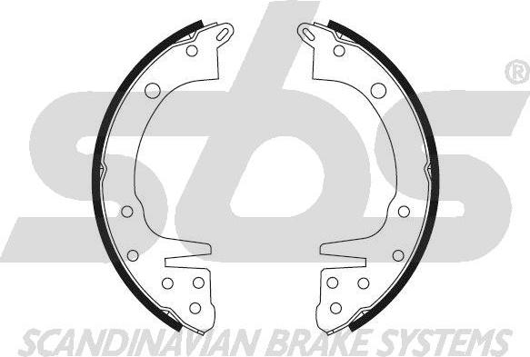 SBS 18492730337 - Set saboti frana aaoparts.ro