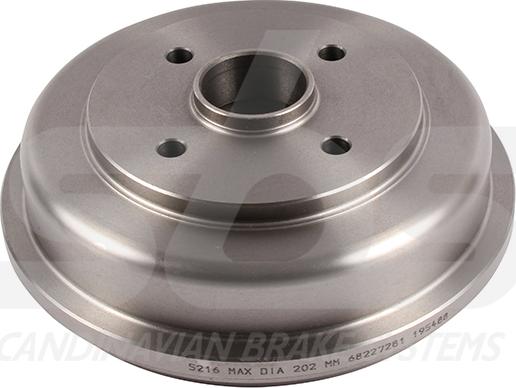 SBS 1825255216 - Tambur frana aaoparts.ro