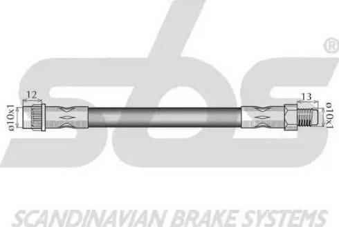 SBS 1330853920 - Furtun frana aaoparts.ro