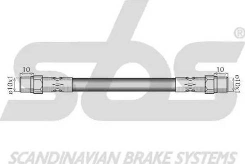 SBS 1330853317 - Furtun frana aaoparts.ro
