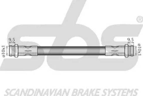 SBS 1330853002 - Furtun frana aaoparts.ro