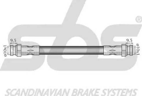 SBS 1330.853250 - Furtun frana aaoparts.ro