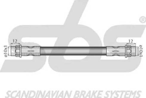 SBS 1330853757 - Furtun frana aaoparts.ro