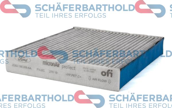 Schferbarthold 951 06 069 01 11 - Filtru, aer habitaclu aaoparts.ro