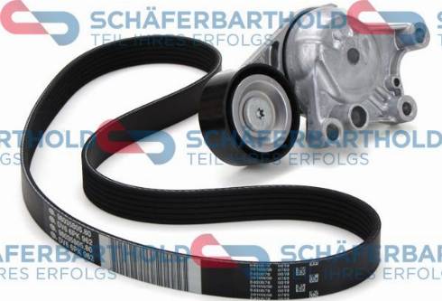 Schferbarthold 300 16 601 01 12 - Set curea transmisie cu caneluri aaoparts.ro