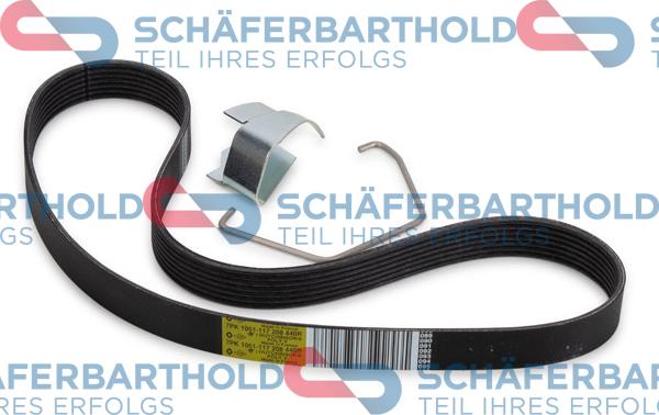 Schferbarthold 300 28 806 01 11 - Curea transmisie cu caneluri aaoparts.ro
