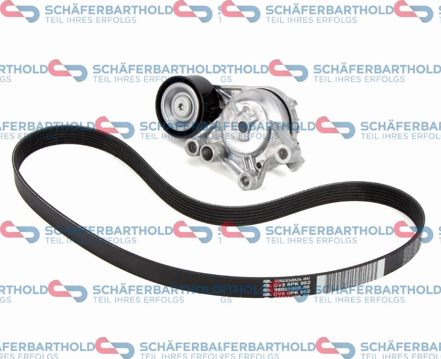 Schferbarthold 300 27 050 01 11 - Set curea transmisie cu caneluri aaoparts.ro