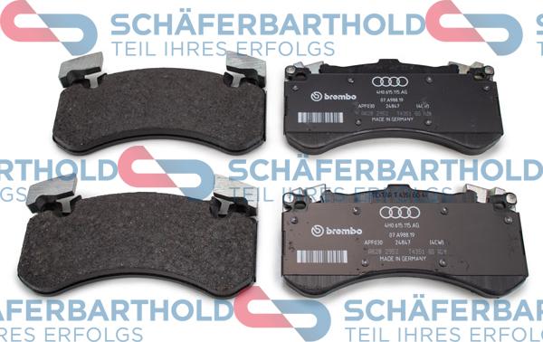Schferbarthold 315 04 141 01 11 - Set placute frana,frana disc aaoparts.ro