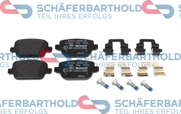 Schferbarthold 315 06 249 01 11 - Set placute frana,frana disc aaoparts.ro