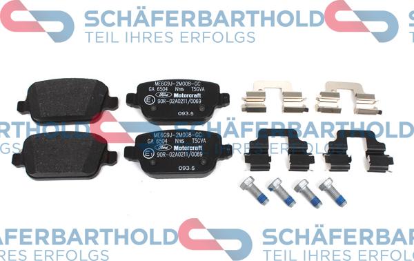 Schferbarthold 315 06 245 01 11 - Set placute frana,frana disc aaoparts.ro