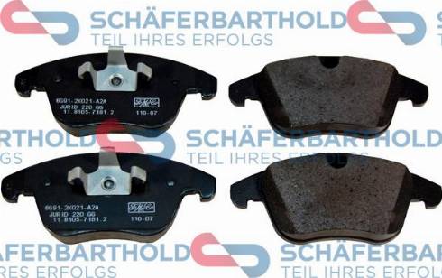 Schferbarthold 315 06 289 01 11 - Set placute frana,frana disc aaoparts.ro