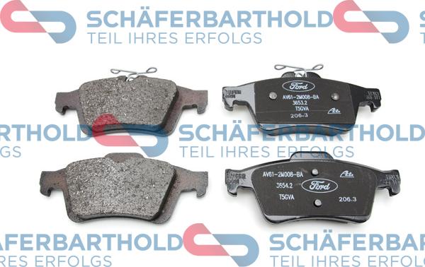 Schferbarthold 315 06 230 01 11 - Set placute frana,frana disc aaoparts.ro