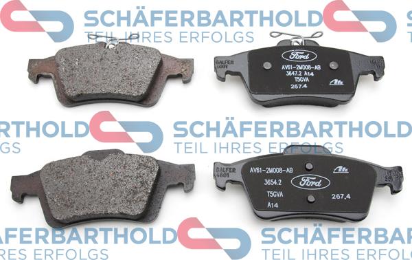 Schferbarthold 315 06 227 01 11 - Set placute frana,frana disc aaoparts.ro