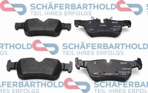 Schferbarthold 315 02 967 01 11 - Set placute frana,frana disc aaoparts.ro