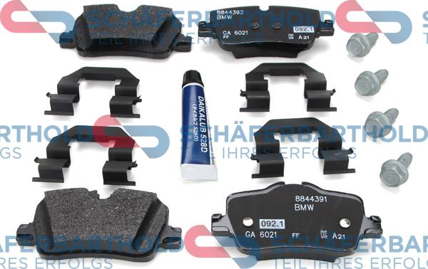 Schferbarthold 315 02 427 01 11 - Set placute frana,frana disc aaoparts.ro