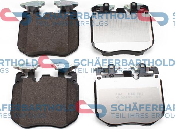 Schferbarthold 315 02 023 01 11 - Set placute frana,frana disc aaoparts.ro