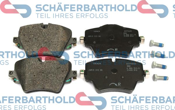 Schferbarthold 315 02 168 01 11 - Set placute frana,frana disc aaoparts.ro