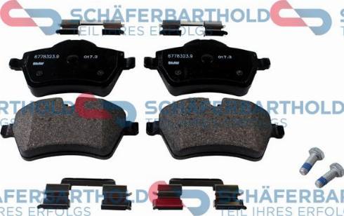 Schferbarthold 315 02 380 01 11 - Set placute frana,frana disc aaoparts.ro