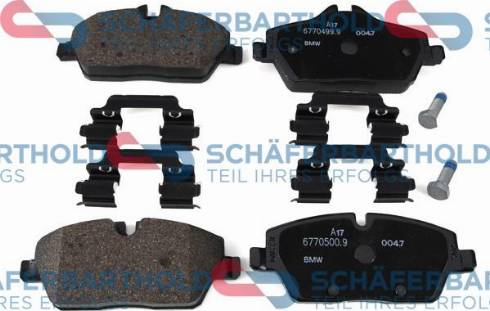 Schferbarthold 315 02 262 01 11 - Set placute frana,frana disc aaoparts.ro