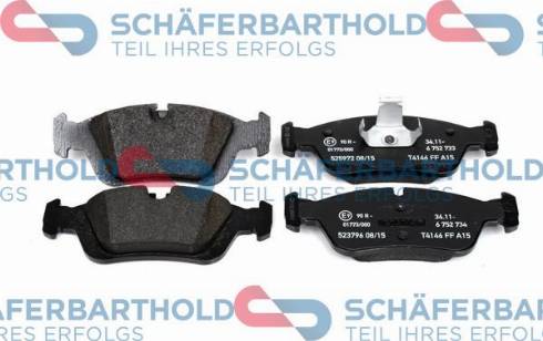 Schferbarthold 315 02 278 01 11 - Set placute frana,frana disc aaoparts.ro