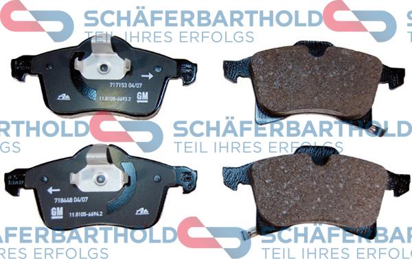 Schferbarthold 315 16 195 01 11 - Set placute frana,frana disc aaoparts.ro