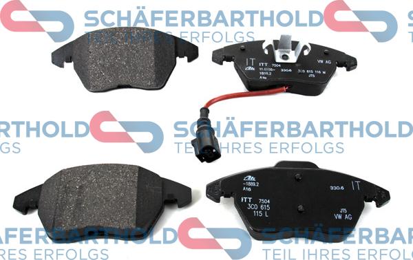 Schferbarthold 315 18 126 01 11 - Set placute frana,frana disc aaoparts.ro