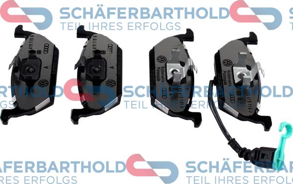 Schferbarthold 315 18 203 01 11 - Set placute frana,frana disc aaoparts.ro