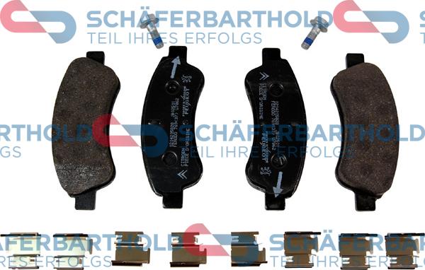 Schferbarthold 315 26 242 01 11 - Set placute frana,frana disc aaoparts.ro