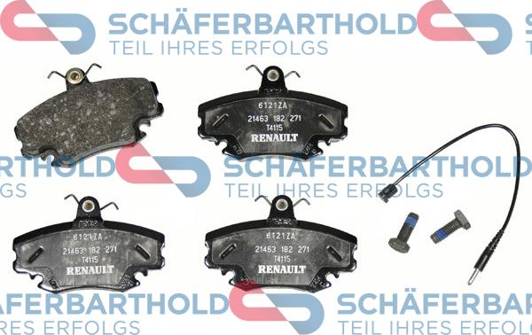 Schferbarthold 315 28 216 01 11 - Set placute frana,frana disc aaoparts.ro