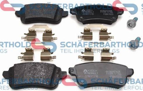 Schferbarthold 315 28 210 01 11 - Set placute frana,frana disc aaoparts.ro