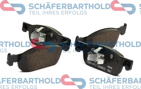 Schferbarthold 315 28 222 01 11 - Set placute frana,frana disc aaoparts.ro