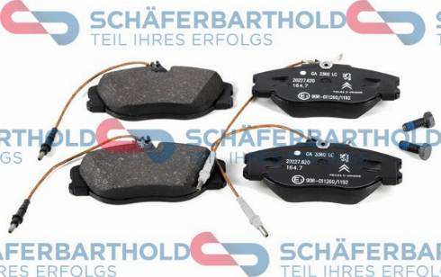 Schferbarthold 315 27 023 01 11 - Set placute frana,frana disc aaoparts.ro
