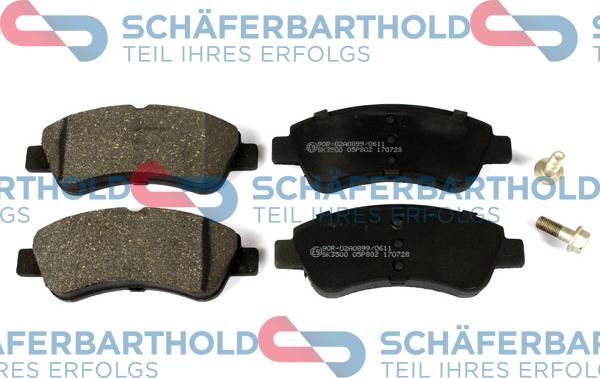 Schferbarthold 315 27 072 01 11 - Set placute frana,frana disc aaoparts.ro