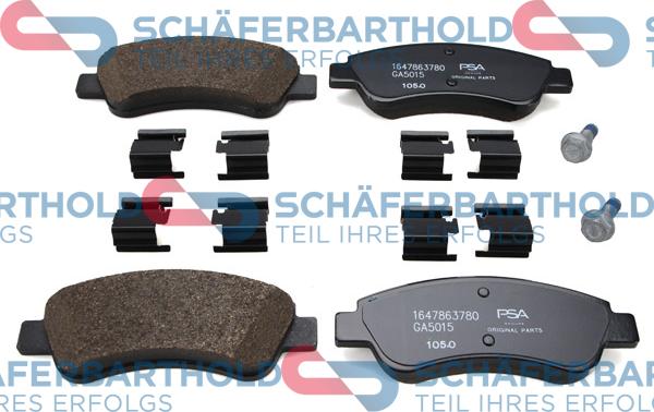 Schferbarthold 315 27 154 01 11 - Set placute frana,frana disc aaoparts.ro