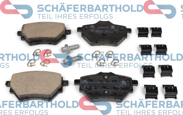Schferbarthold 315 27 120 01 11 - Set placute frana,frana disc aaoparts.ro