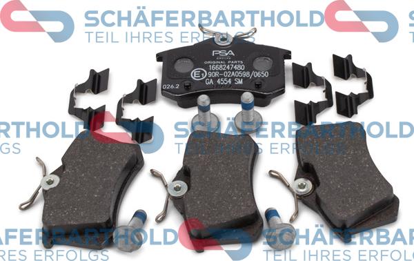 Schferbarthold 315 27 171 01 11 - Set placute frana,frana disc aaoparts.ro