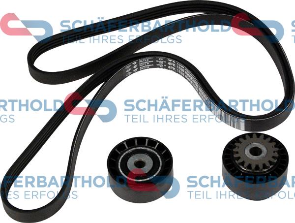 Schferbarthold 310 28 587 01 11 - Set curea transmisie cu caneluri aaoparts.ro