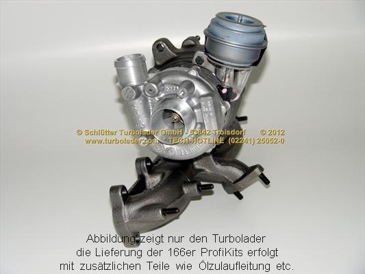 Schlütter Turbolader 166-00090 - Compresor,sistem de supraalimentare aaoparts.ro