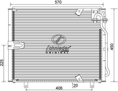 SCHNIEDER AUTOTECH BMS85.00058 - Condensator, climatizare aaoparts.ro