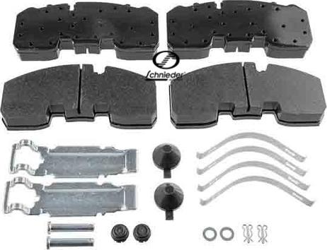 SCHNIEDER AUTOTECH BPT31.00017 - Set placute frana,frana disc aaoparts.ro