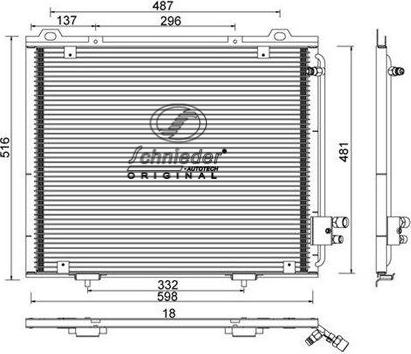 SCHNIEDER AUTOTECH BZS85.00062 - Condensator, climatizare aaoparts.ro