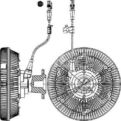 SCHNIEDER AUTOTECH MNT25.00054 - Cupla, ventilator radiator aaoparts.ro