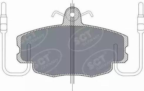 SCT-MANNOL SP 189 PR - Set placute frana,frana disc aaoparts.ro