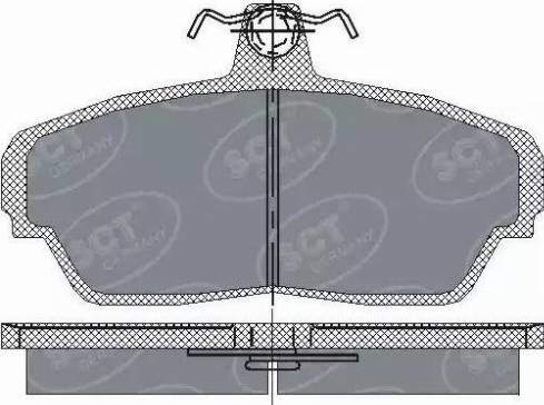 SCT-MANNOL SP 187 PR - Set placute frana,frana disc aaoparts.ro