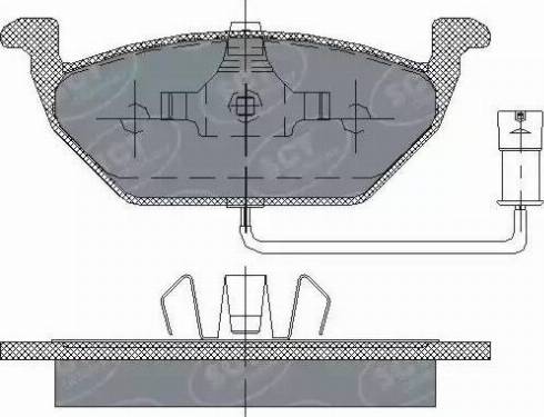 SCT-MANNOL SP 136 PR - Set placute frana,frana disc aaoparts.ro